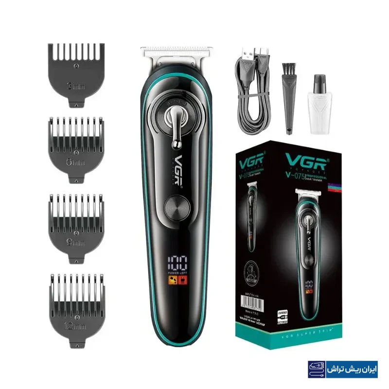 ماشین اصلاح سر و صورت وی جی آر مدل V-075