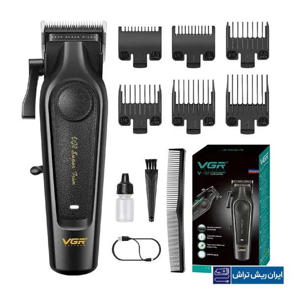ماشین اصلاح سر و صورت وی جی آر مدل V-197